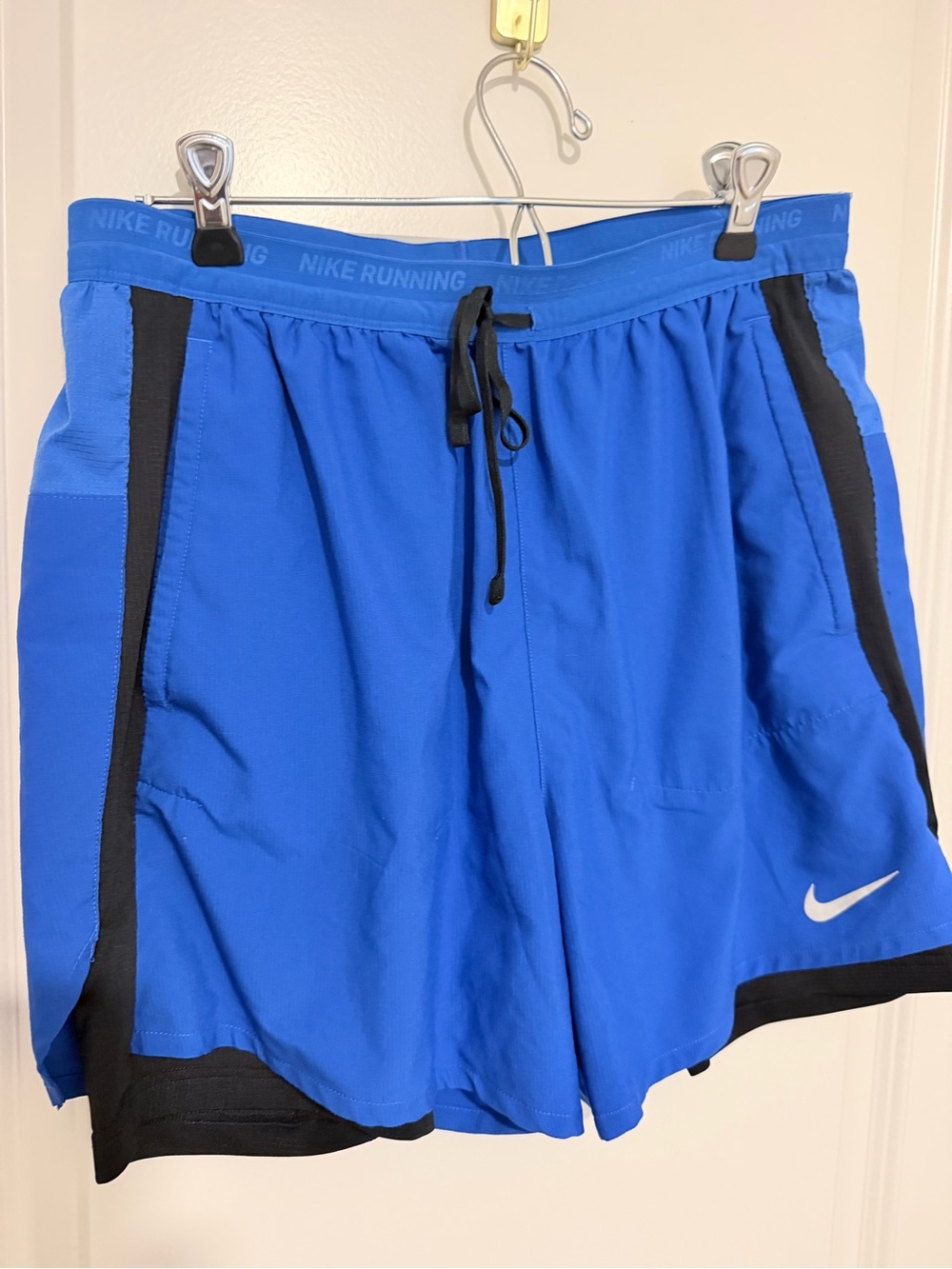 Nike Blue & Black Men’s Athletic Running Shorts